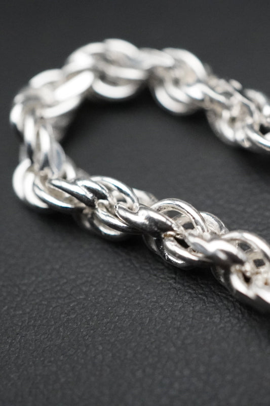 Silver Rope Bracelet