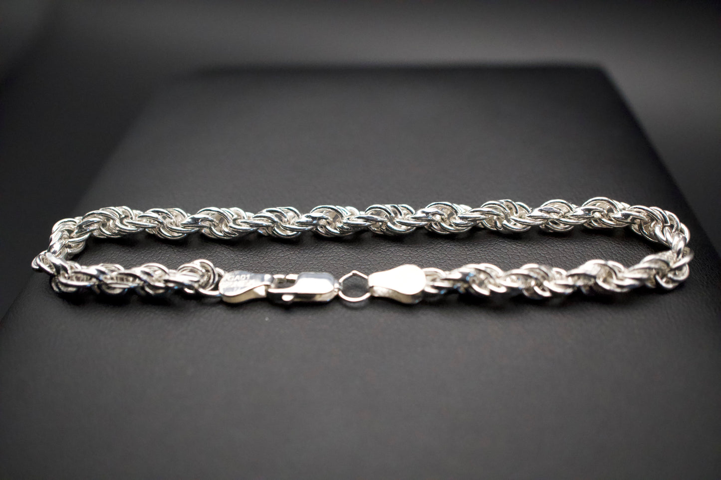 Silver Rope Bracelet